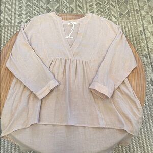 Pleione Blush V-Neck Tunic